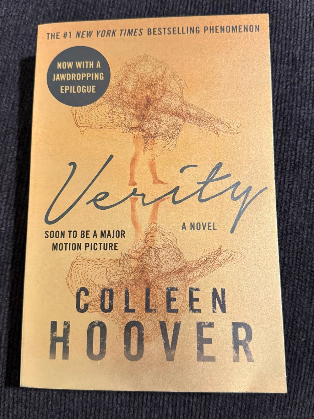 Verity by Colleen Hoover — Gold Cover Paperback